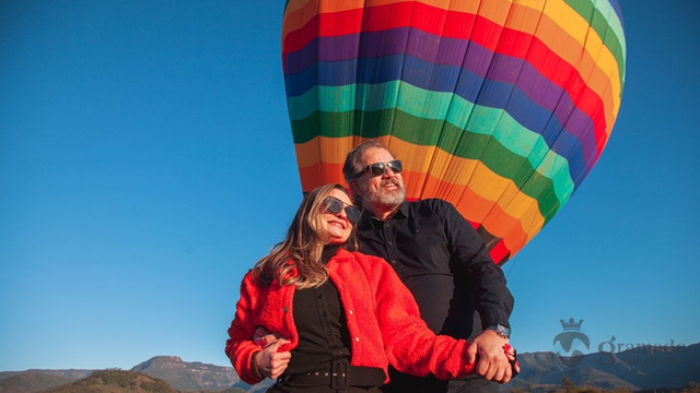 Voo de Balão nos Canyons saindo de Gramado